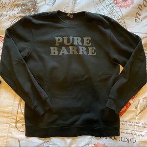 Custom Black Pure Barre Sweatshirt